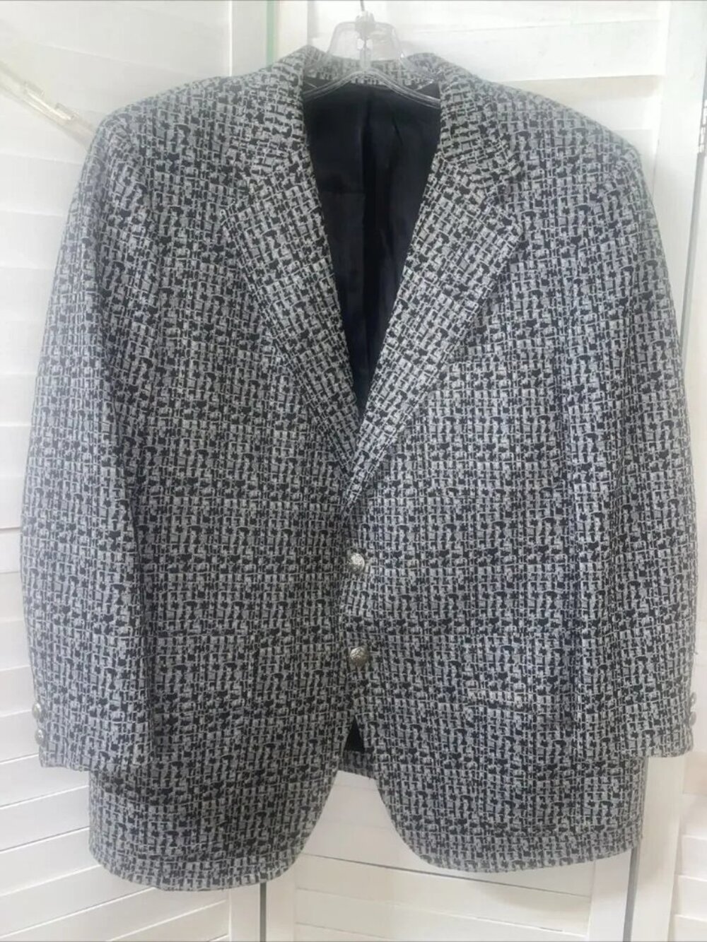 Vintage Eagle Clothes Sport Coat Blazer Jacket Men’s Polyester X-Large USA